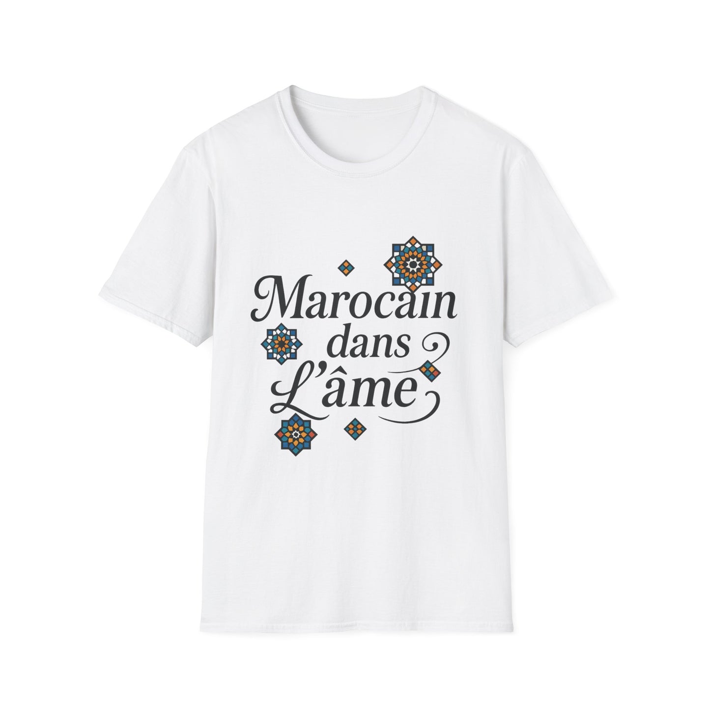 Moroccan Slogan Zellige Unisex T-Shirt