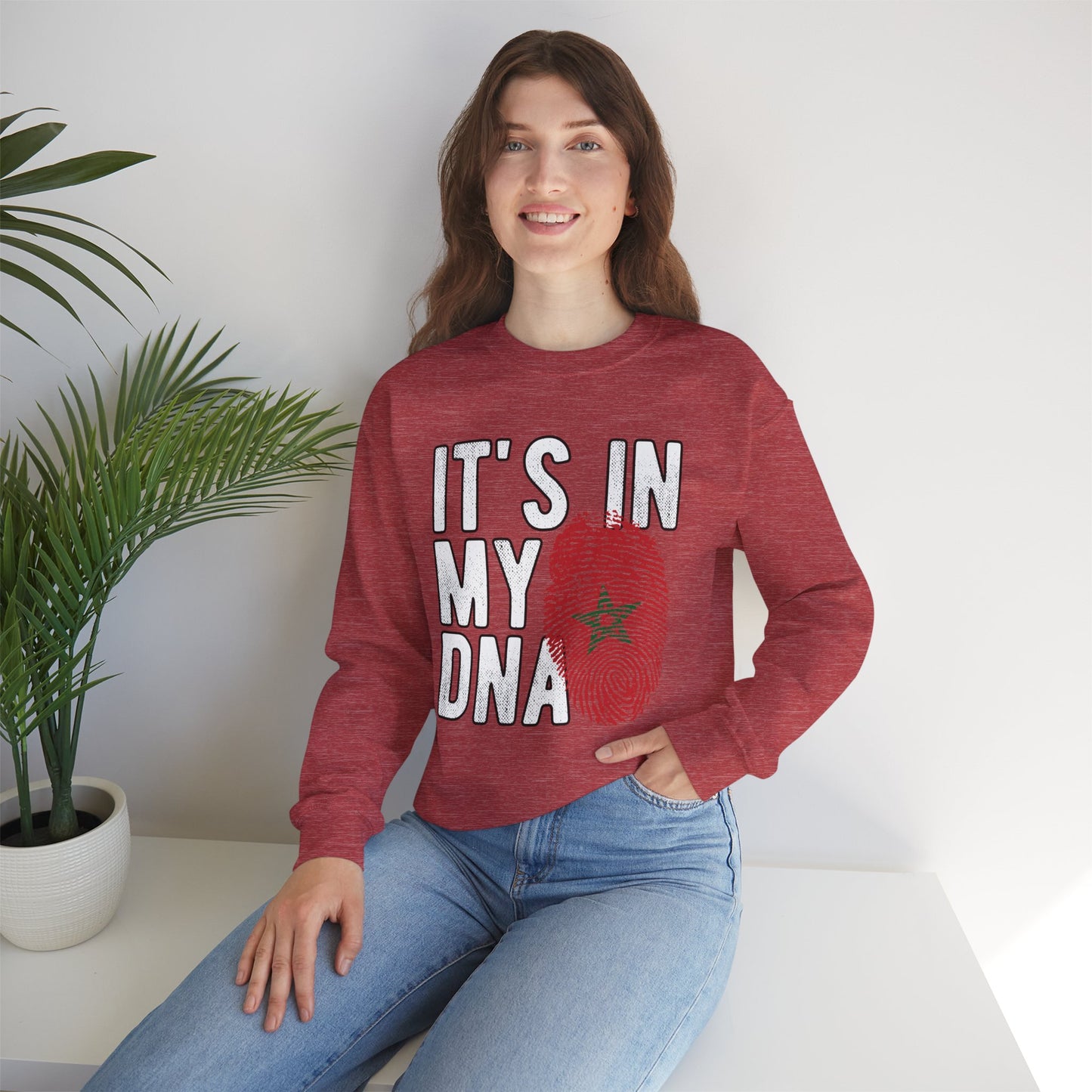 Genetic Legacy Crewneck Sweatshirt - Cozy DNA Print Sweatshirt, Gift for Science Lovers, Family Reunion, Biology Enthusiasts