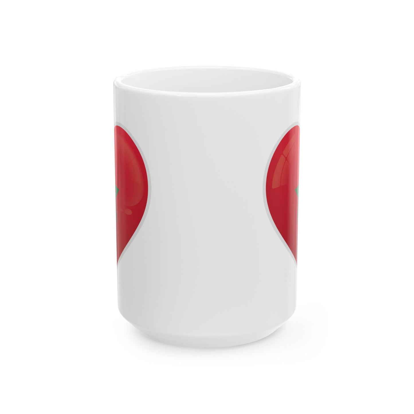 Heart Shaped Ceramic Mug - Cute Gift for Couples, Coffee Lovers, Valentine's Day, Engagement, Home Decor, Unique Drinkware
