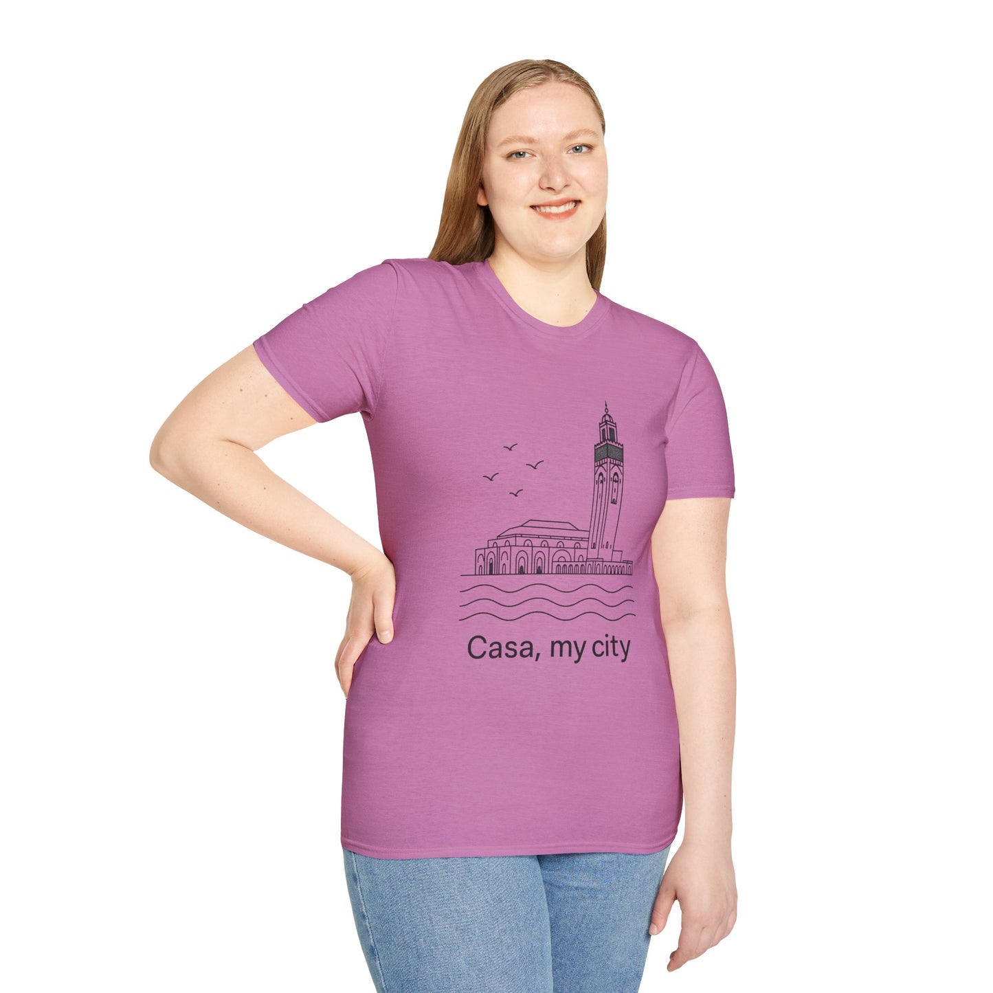 Casa My City Unisex Softstyle T-Shirt, Casual Tee, Gift for City Lovers, Urban Wear, Travel Souvenir, Home Décor Apparel