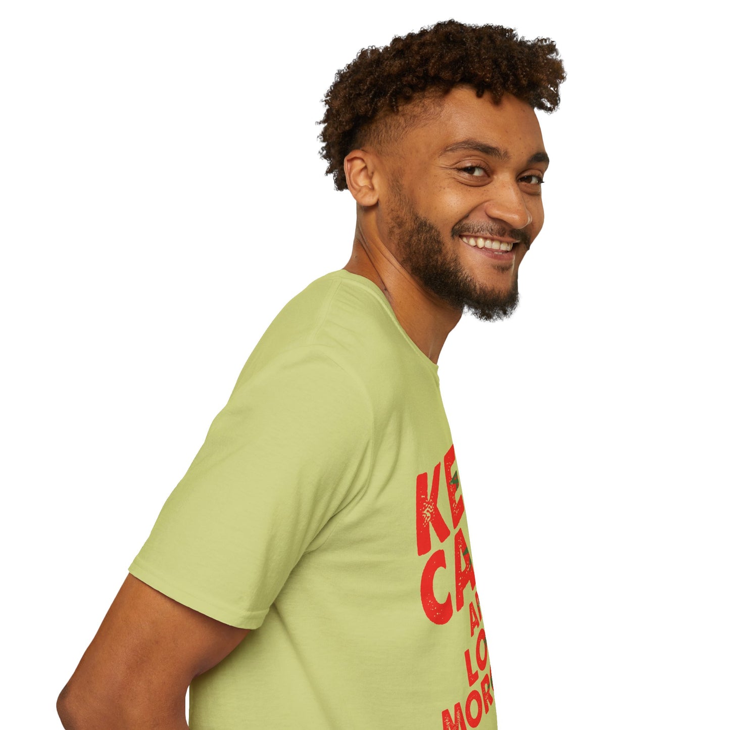 Keep Calm and Love Morocco Shirt, Unisex Softstyle T-Shirt, Gift for Travelers, Casual Wear, Souvenir, Ethnic Pride Wear
