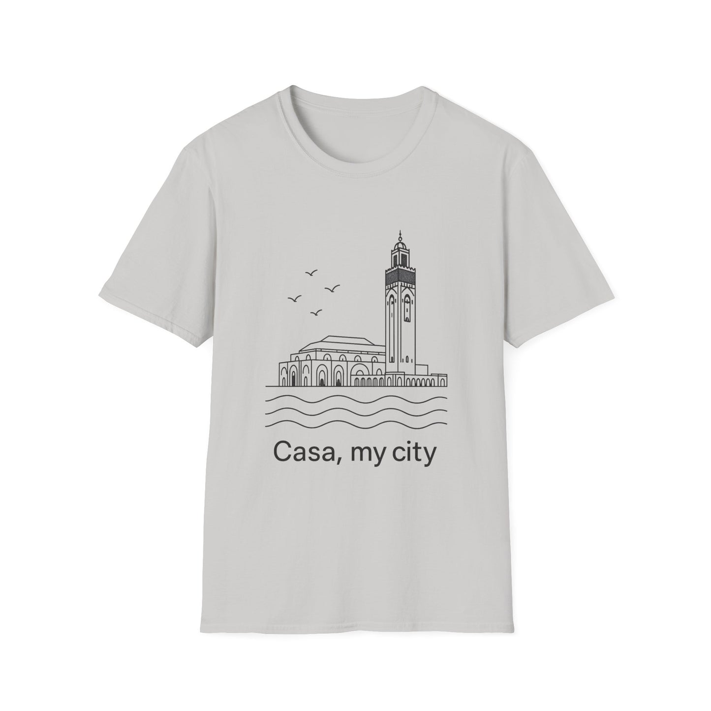 Casa My City Unisex Softstyle T-Shirt, Casual Tee, Gift for City Lovers, Urban Wear, Travel Souvenir, Home Décor Apparel