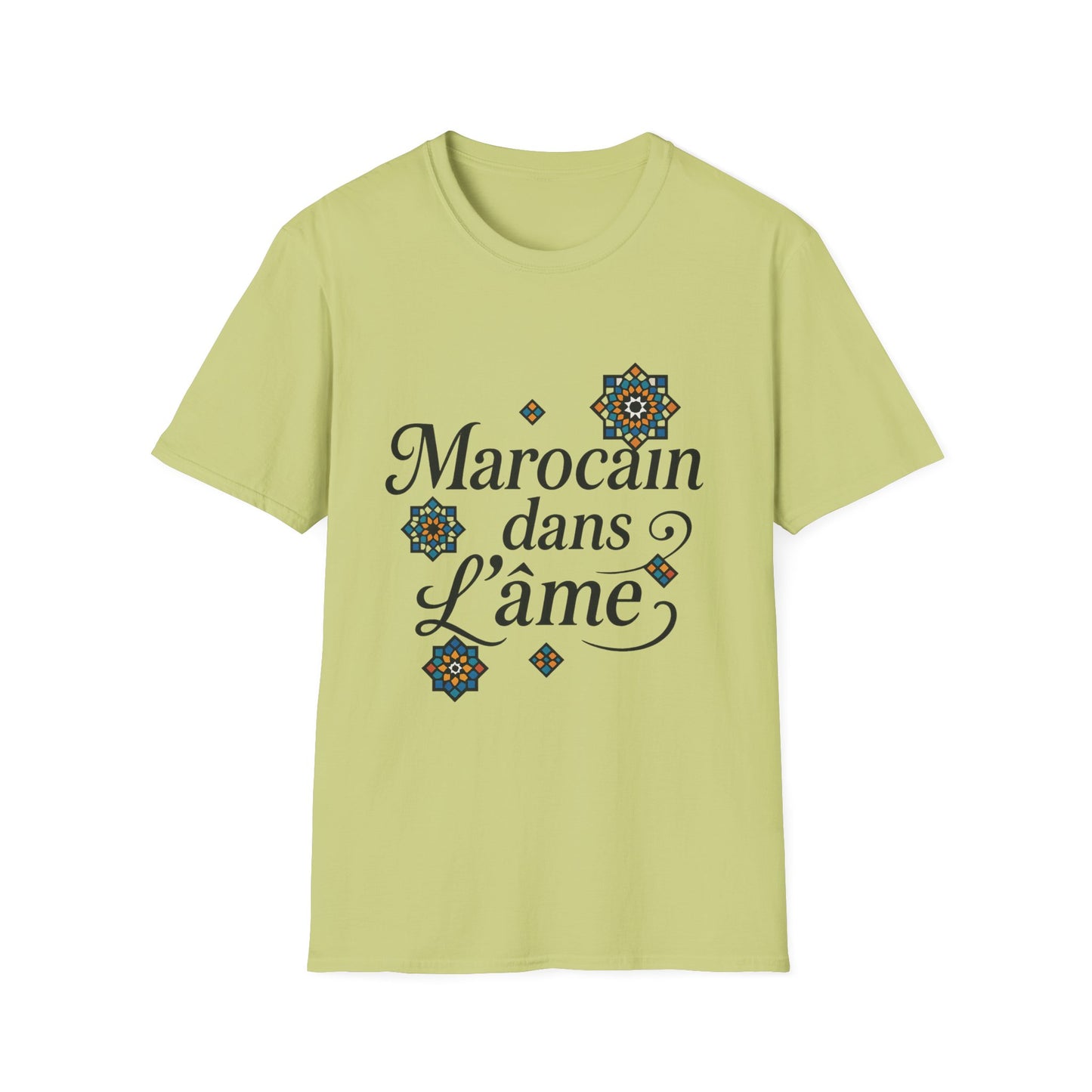 Moroccan Slogan Zellige Unisex T-Shirt