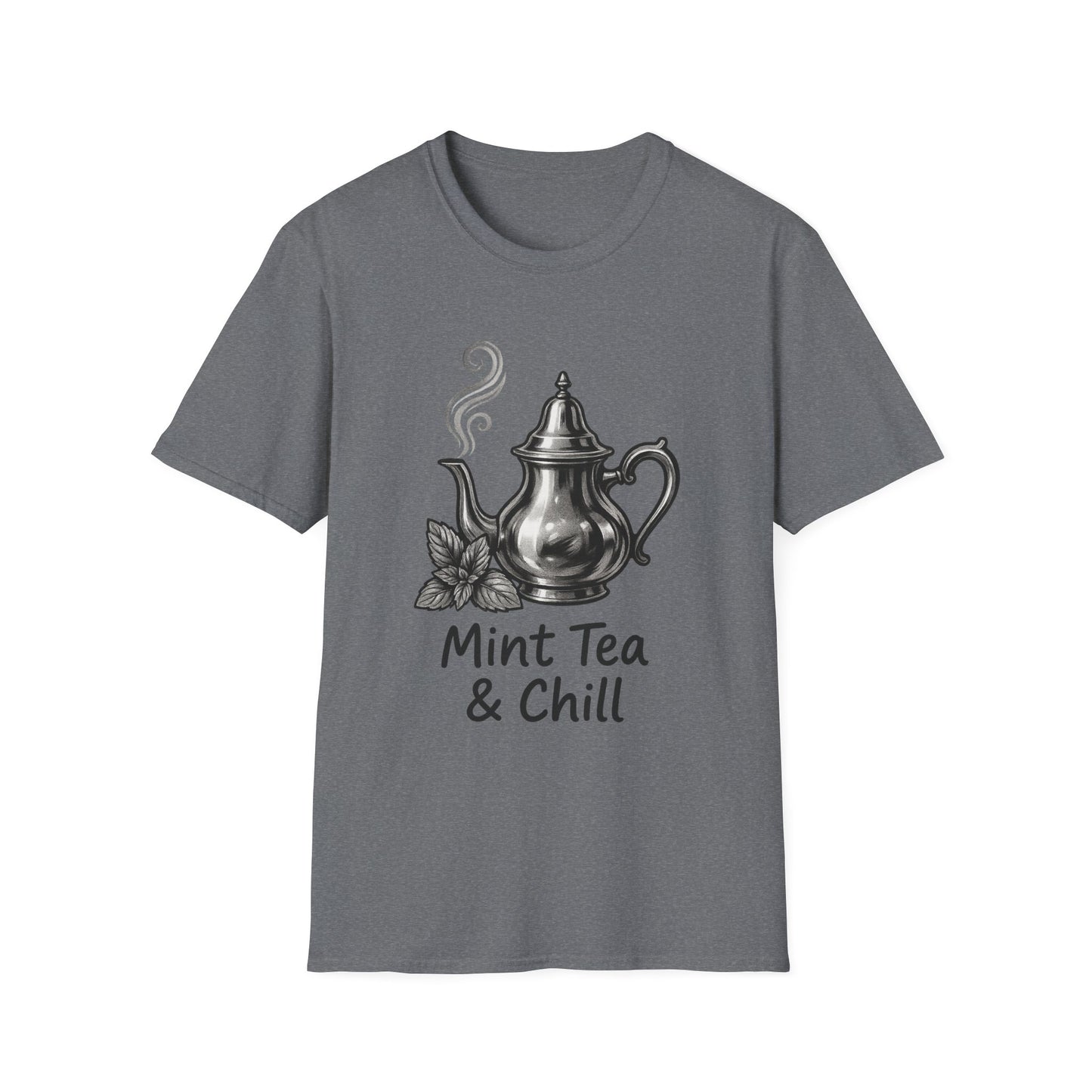 Mint Tea & Chill Unisex T-Shirt, Cozy Tee, Perfect Gift for Tea Lovers, Casual Wear, Relaxation