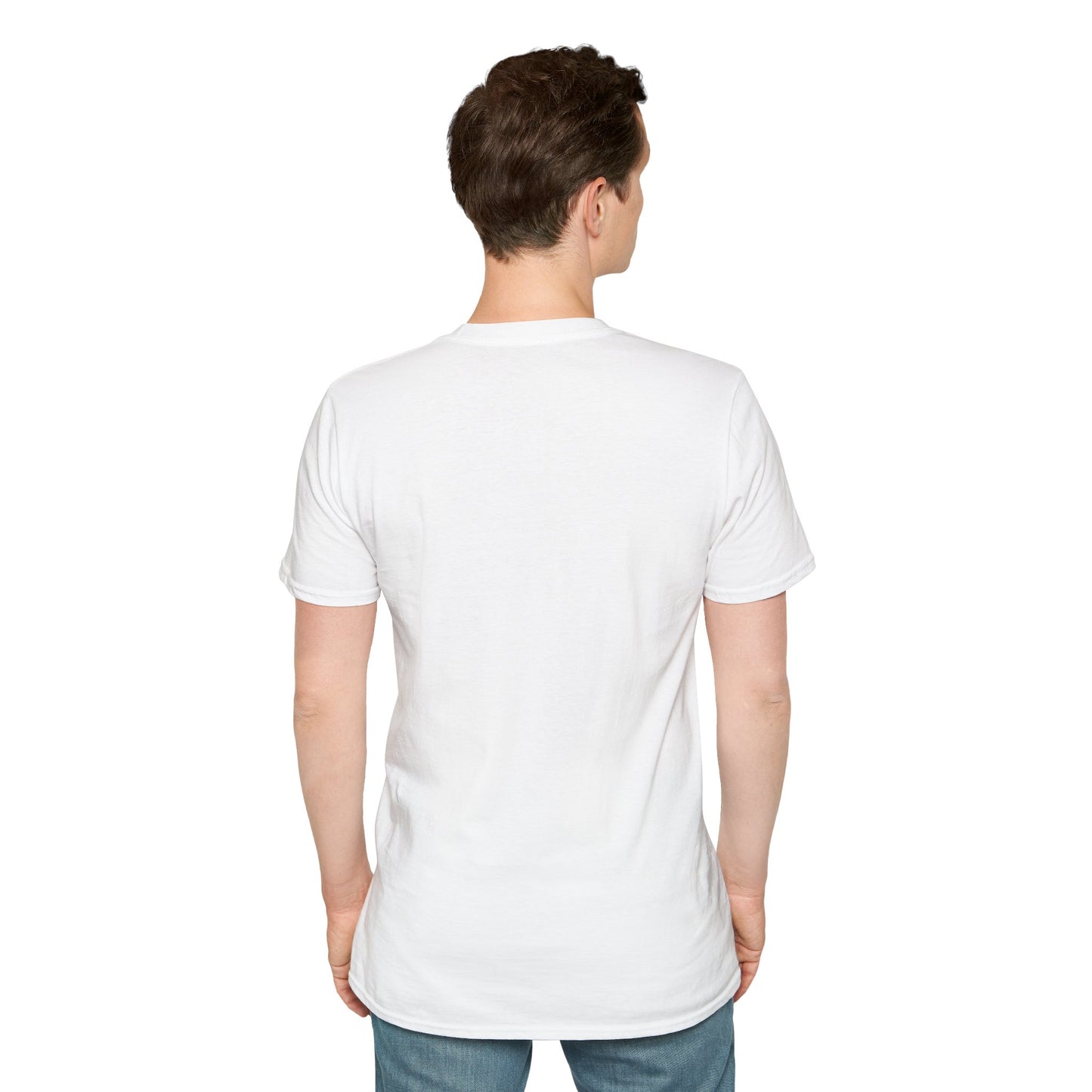 Heart Design Unisex Softstyle T-Shirt, Cute Gift for Couples, Valentine's Day, Casual Wear, Love Theme, Soft Cotton Tee