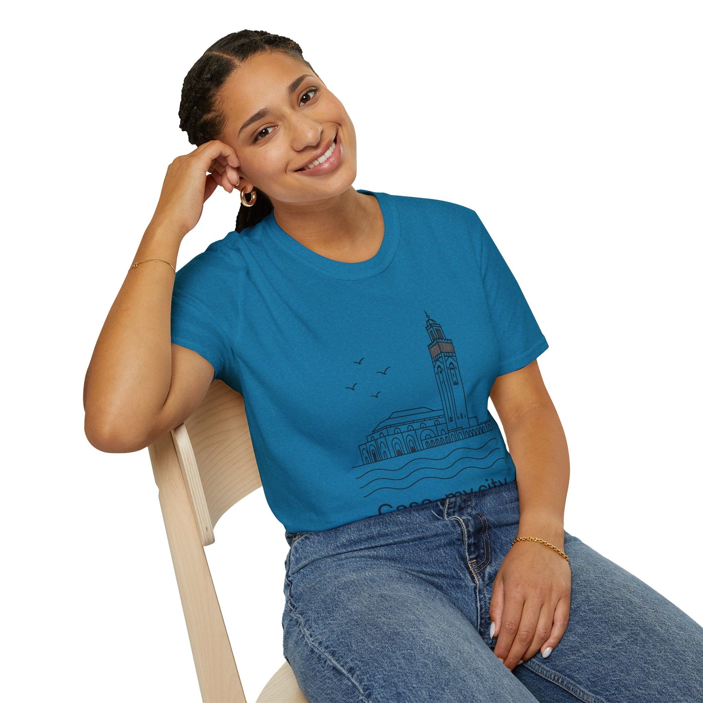 Casa My City Unisex Softstyle T-Shirt, Casual Tee, Gift for City Lovers, Urban Wear, Travel Souvenir, Home Décor Apparel