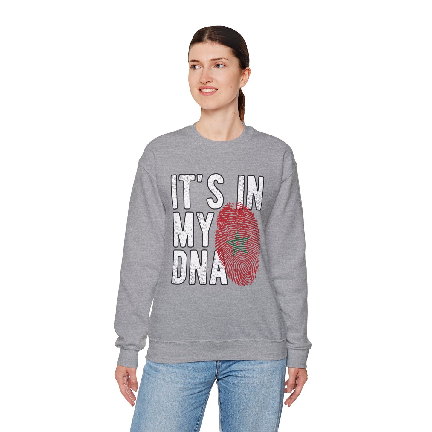 Genetic Legacy Crewneck Sweatshirt - Cozy DNA Print Sweatshirt, Gift for Science Lovers, Family Reunion, Biology Enthusiasts
