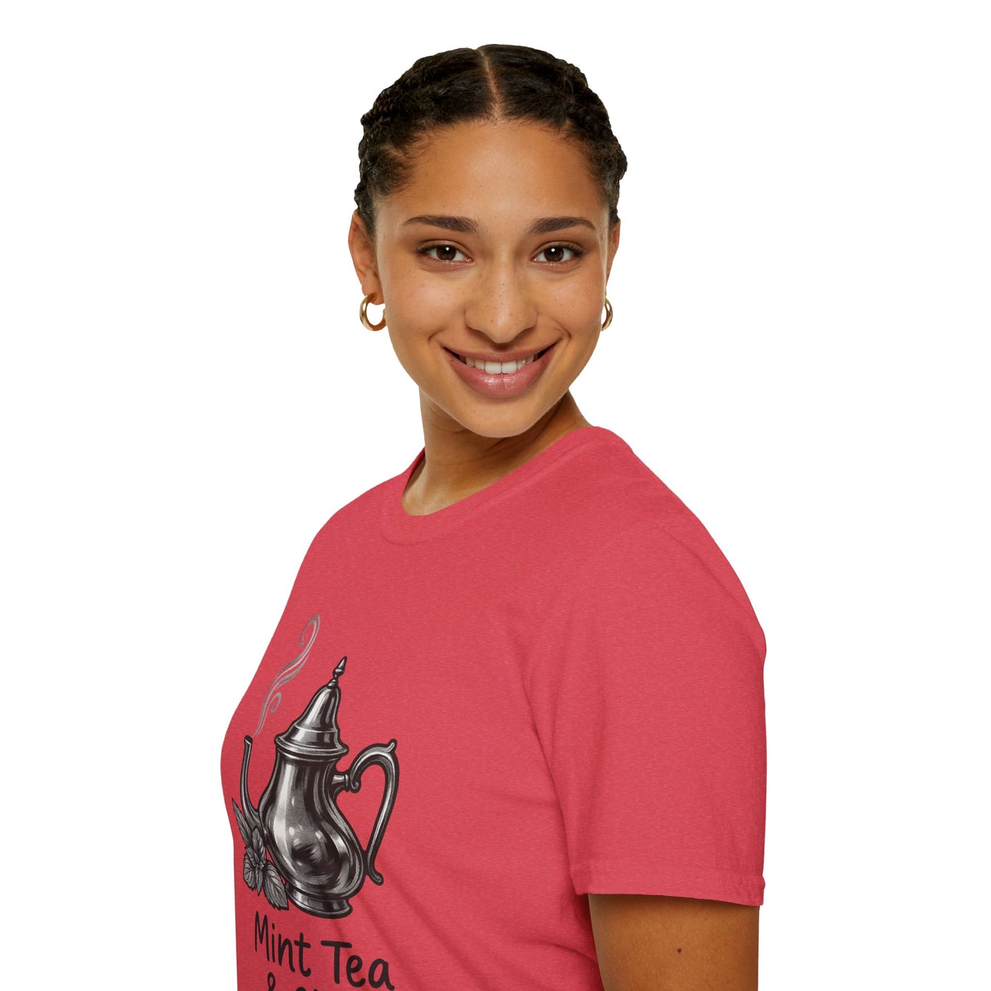 Mint Tea & Chill Unisex T-Shirt, Cozy Tee, Perfect Gift for Tea Lovers, Casual Wear, Relaxation