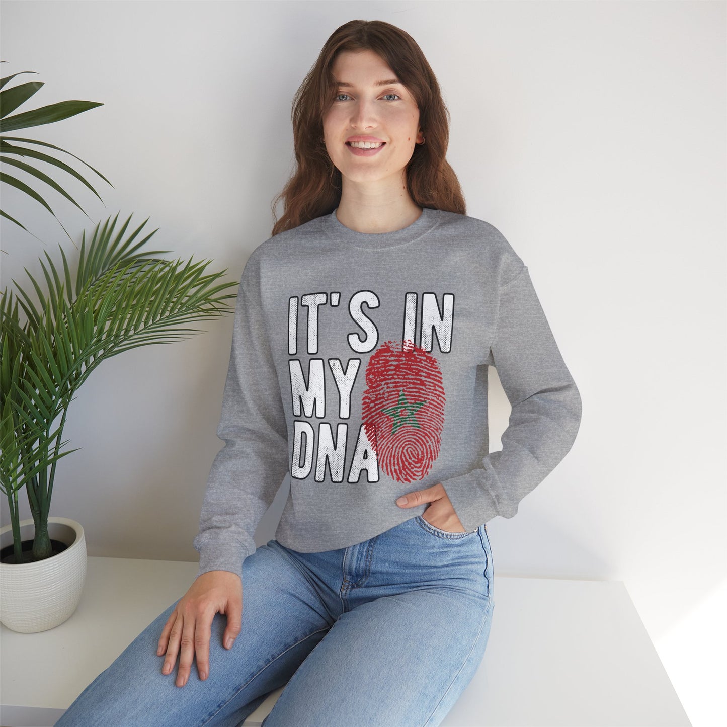 Genetic Legacy Crewneck Sweatshirt - Cozy DNA Print Sweatshirt, Gift for Science Lovers, Family Reunion, Biology Enthusiasts
