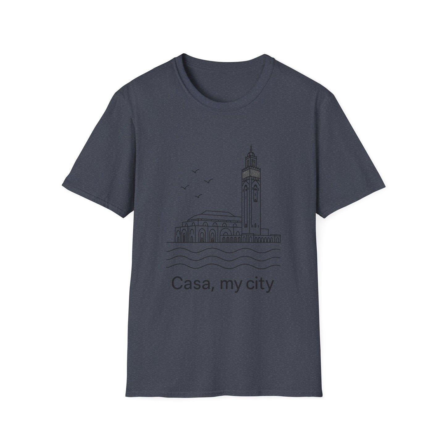 Casa My City Unisex Softstyle T-Shirt, Casual Tee, Gift for City Lovers, Urban Wear, Travel Souvenir, Home Décor Apparel