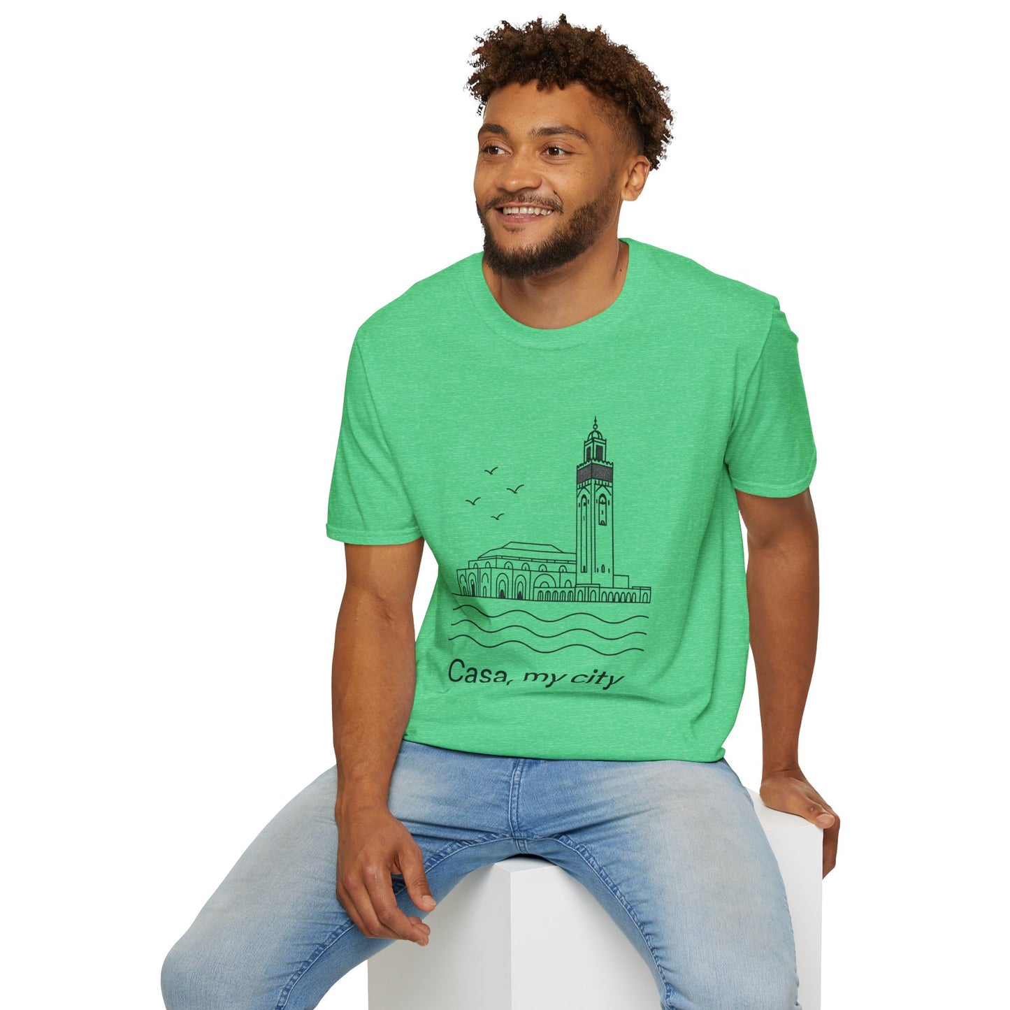 Casa My City Unisex Softstyle T-Shirt, Casual Tee, Gift for City Lovers, Urban Wear, Travel Souvenir, Home Décor Apparel