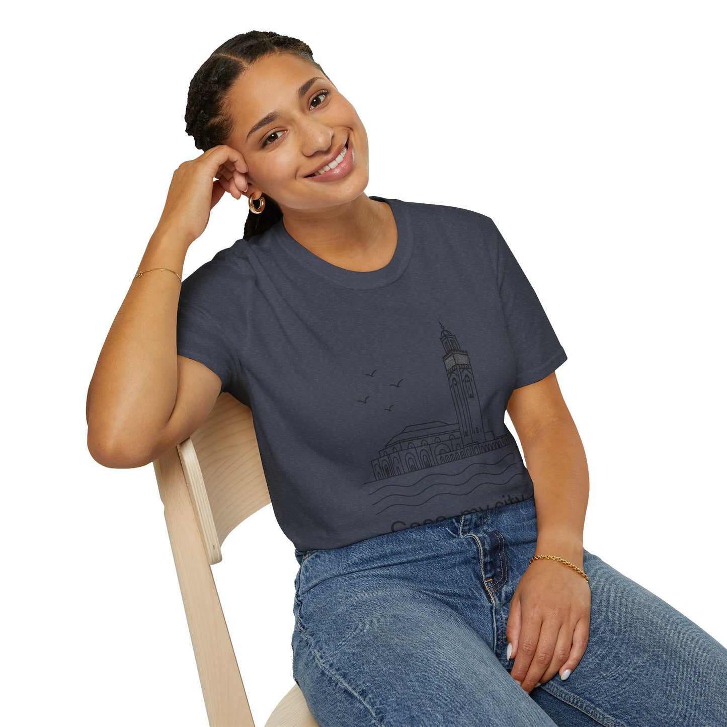 Casa My City Unisex Softstyle T-Shirt, Casual Tee, Gift for City Lovers, Urban Wear, Travel Souvenir, Home Décor Apparel