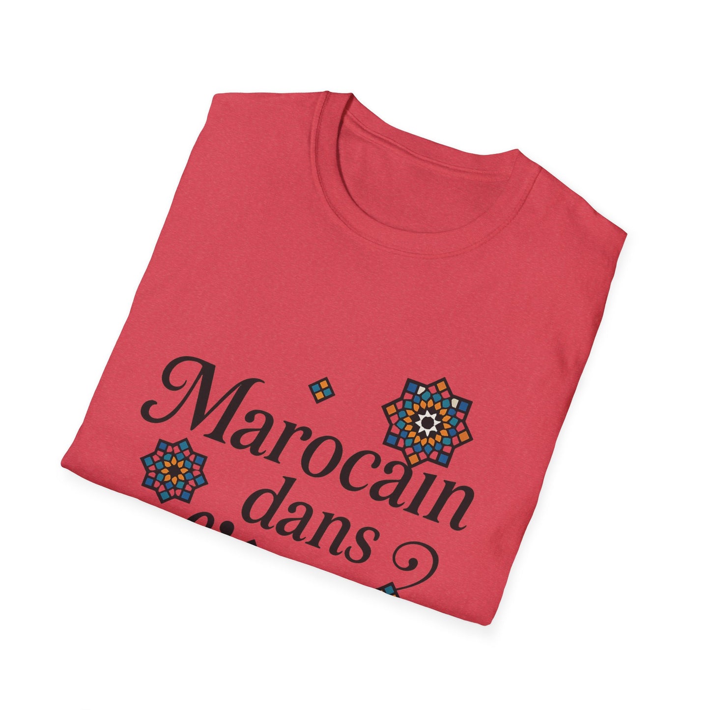 Moroccan Slogan Zellige Unisex T-Shirt