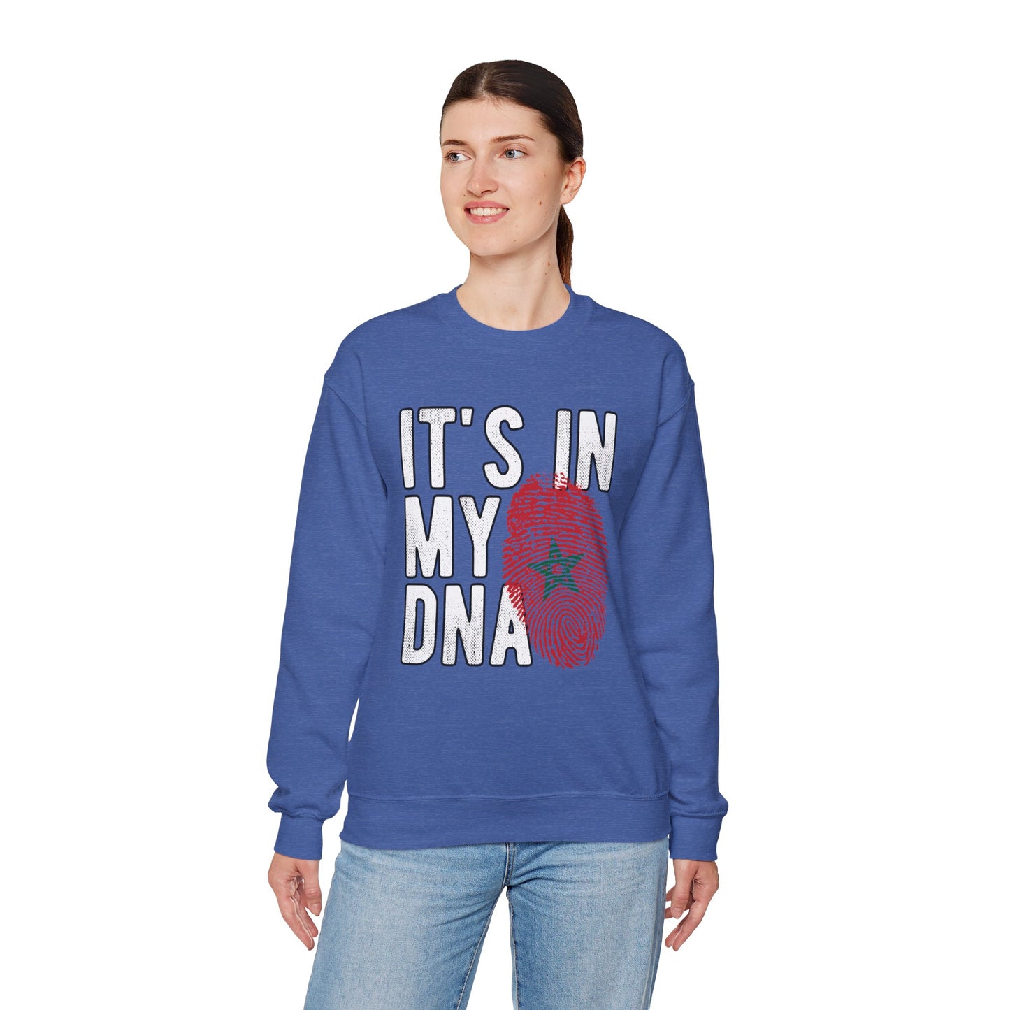 Genetic Legacy Crewneck Sweatshirt - Cozy DNA Print Sweatshirt, Gift for Science Lovers, Family Reunion, Biology Enthusiasts