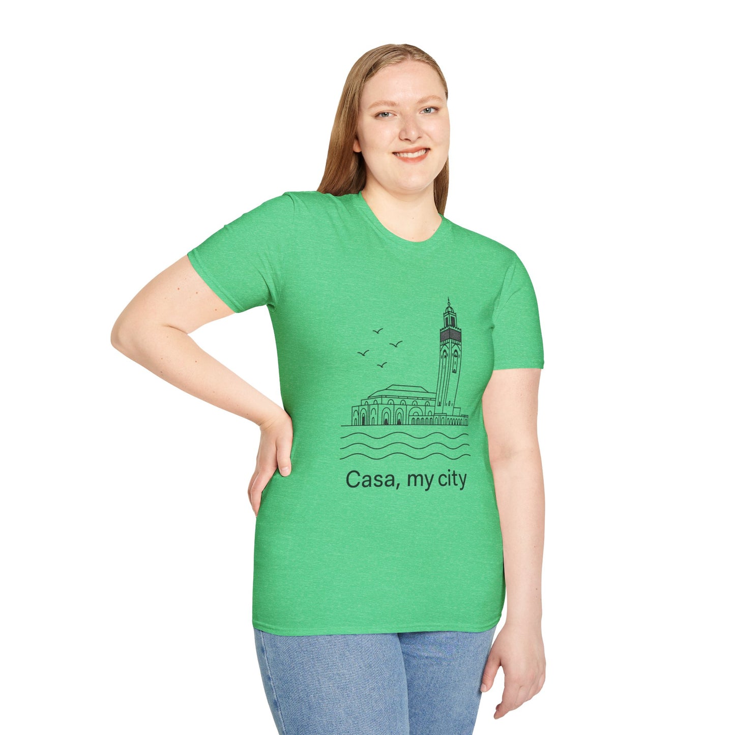 Casa My City Unisex Softstyle T-Shirt, Casual Tee, Gift for City Lovers, Urban Wear, Travel Souvenir, Home Décor Apparel