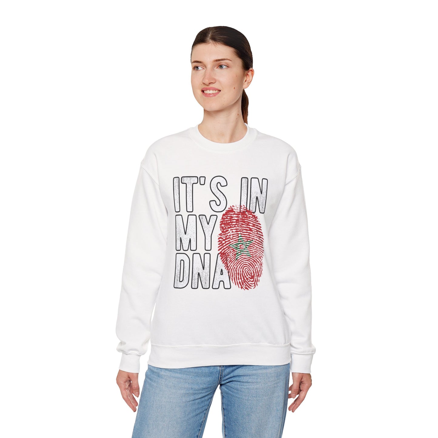 Genetic Legacy Crewneck Sweatshirt - Cozy DNA Print Sweatshirt, Gift for Science Lovers, Family Reunion, Biology Enthusiasts