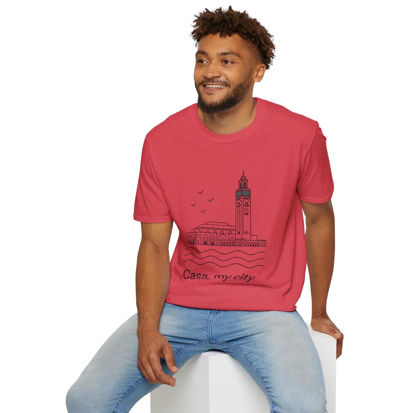 Casa My City Unisex Softstyle T-Shirt, Casual Tee, Gift for City Lovers, Urban Wear, Travel Souvenir, Home Décor Apparel