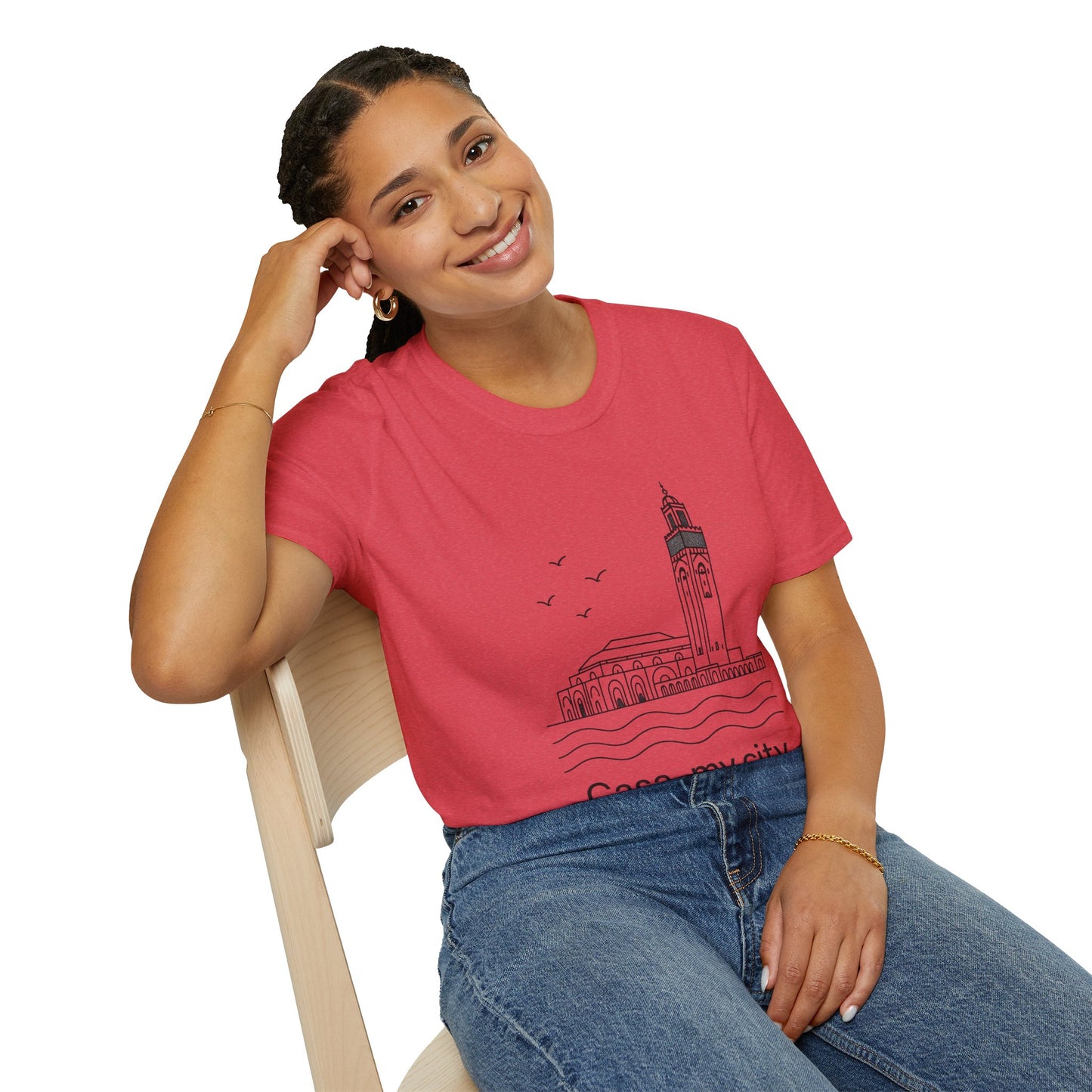 Casa My City Unisex Softstyle T-Shirt, Casual Tee, Gift for City Lovers, Urban Wear, Travel Souvenir, Home Décor Apparel