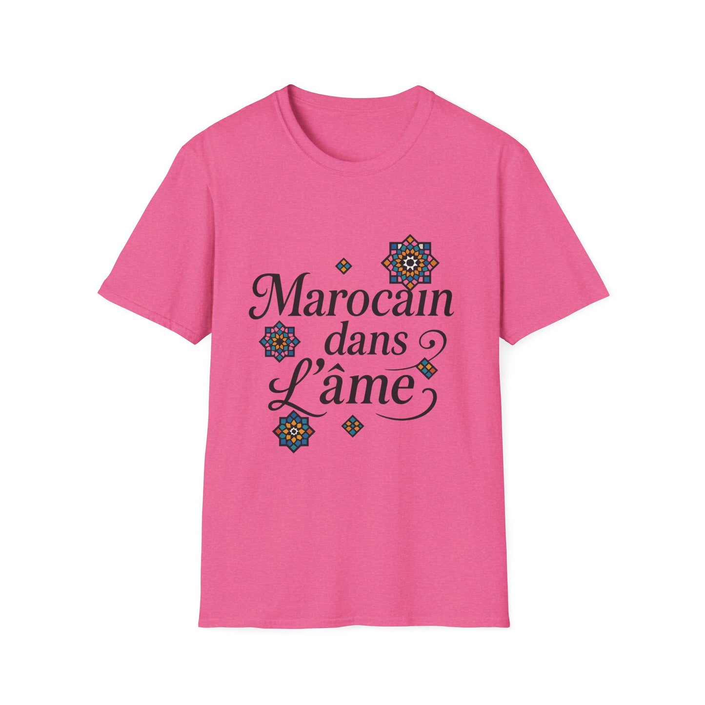 Moroccan Slogan Zellige Unisex T-Shirt