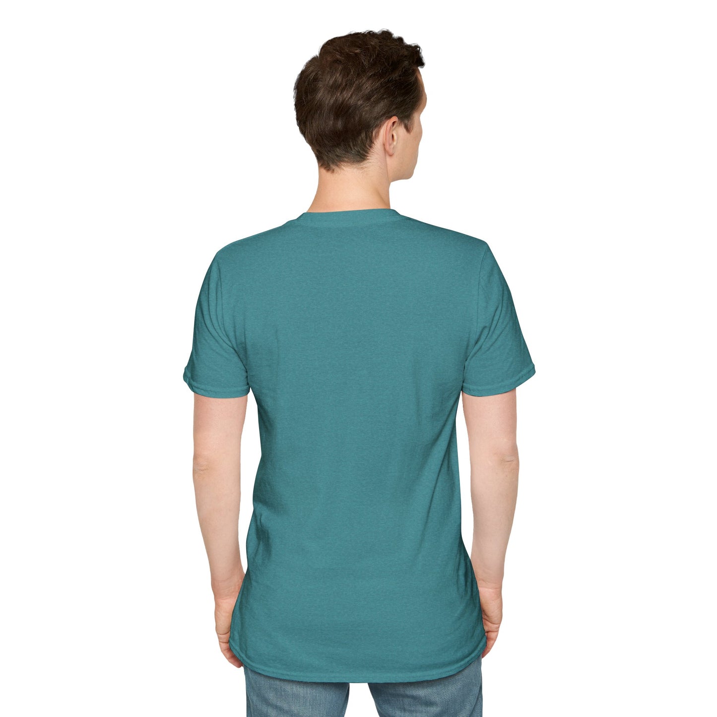 Heart Design Unisex Softstyle T-Shirt, Cute Gift for Couples, Valentine's Day, Casual Wear, Love Theme, Soft Cotton Tee