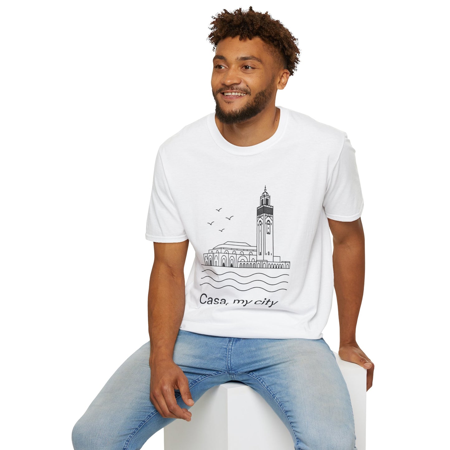 Casa My City Unisex Softstyle T-Shirt, Casual Tee, Gift for City Lovers, Urban Wear, Travel Souvenir, Home Décor Apparel