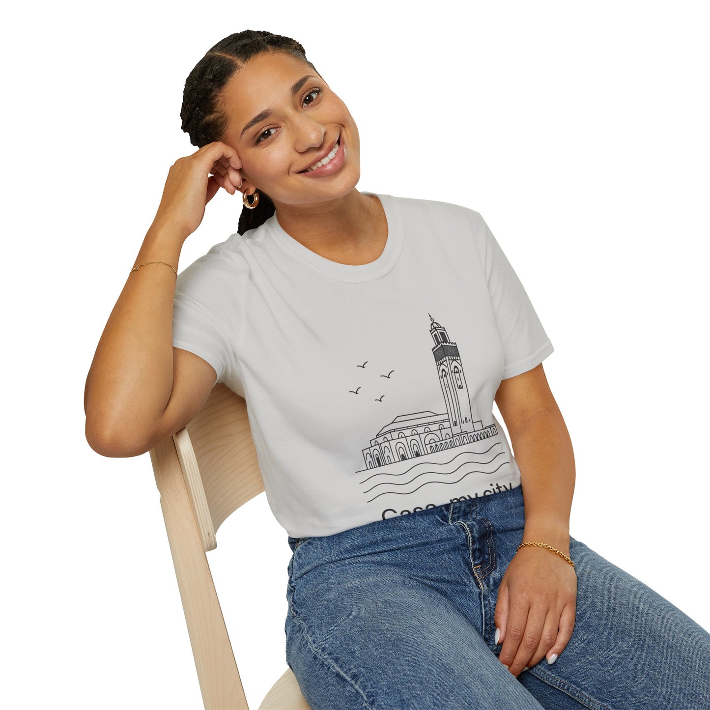 Casa My City Unisex Softstyle T-Shirt, Casual Tee, Gift for City Lovers, Urban Wear, Travel Souvenir, Home Décor Apparel