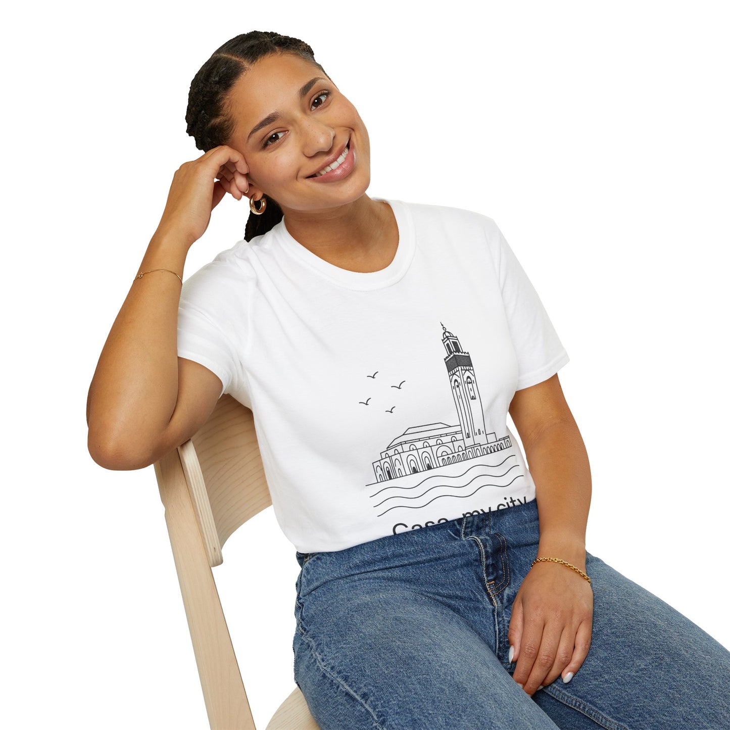 Casa My City Unisex Softstyle T-Shirt, Casual Tee, Gift for City Lovers, Urban Wear, Travel Souvenir, Home Décor Apparel
