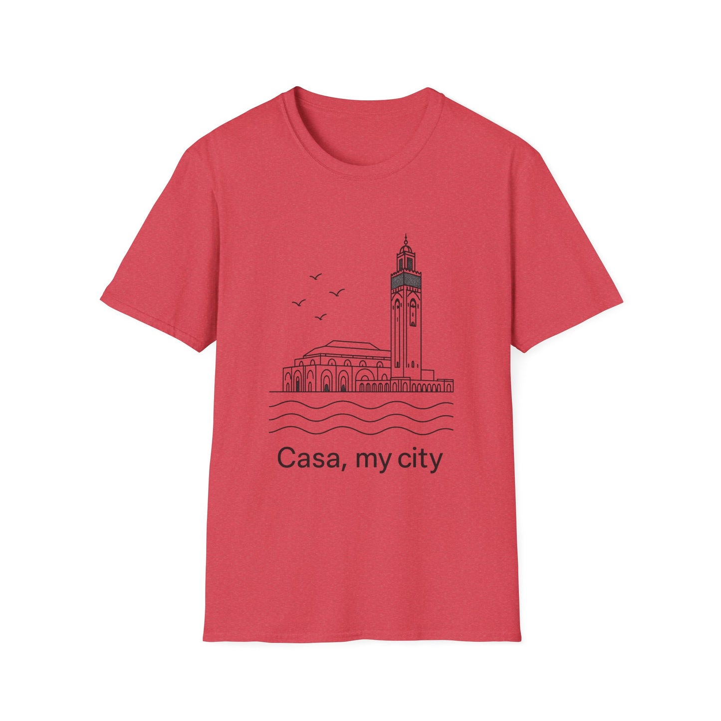 Casa My City Unisex Softstyle T-Shirt, Casual Tee, Gift for City Lovers, Urban Wear, Travel Souvenir, Home Décor Apparel