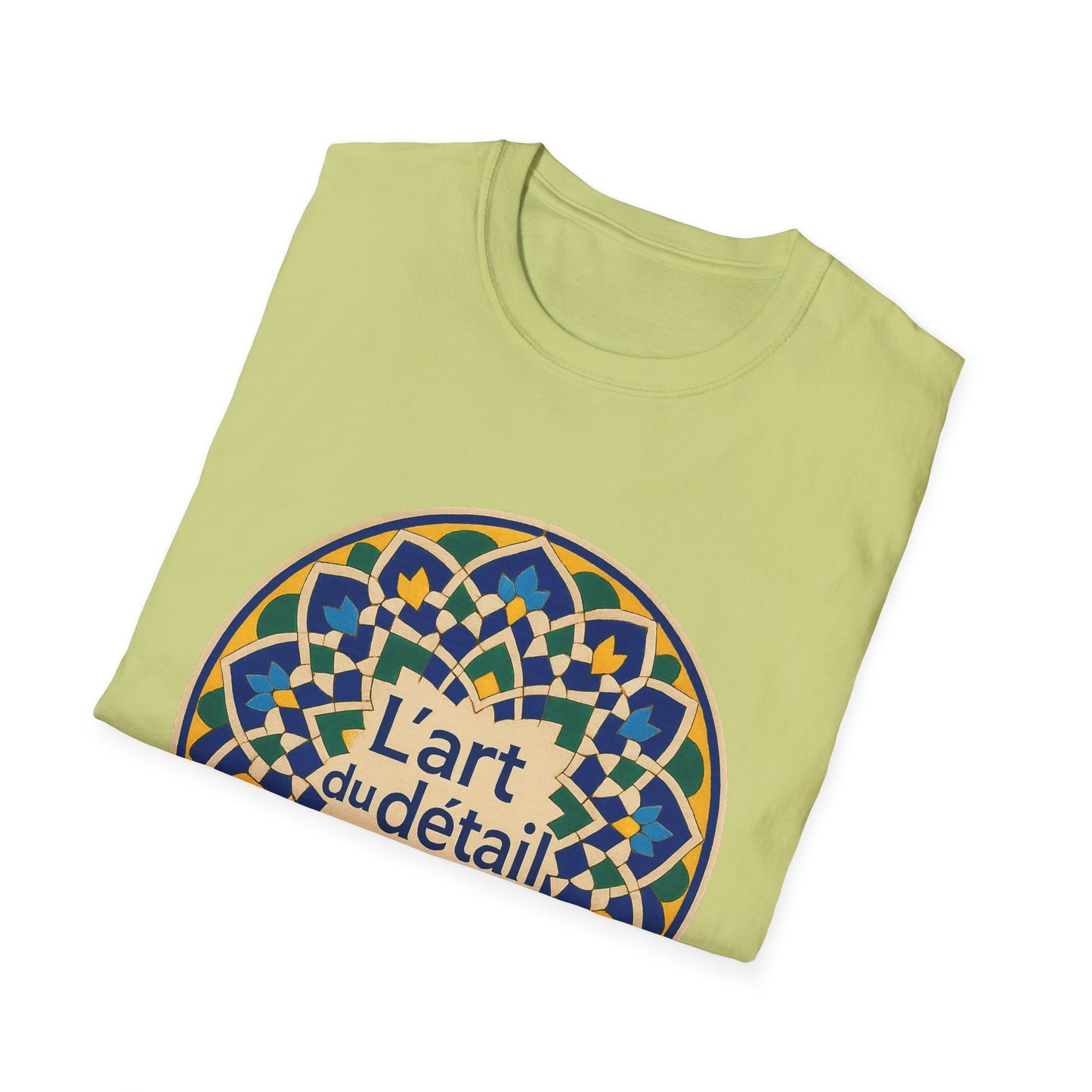 Artistic Detail Unisex T-Shirt, Mandala Tee, Boho Style Shirt, Relaxed Fit Top, Gift for Art Lovers, Casual Wear