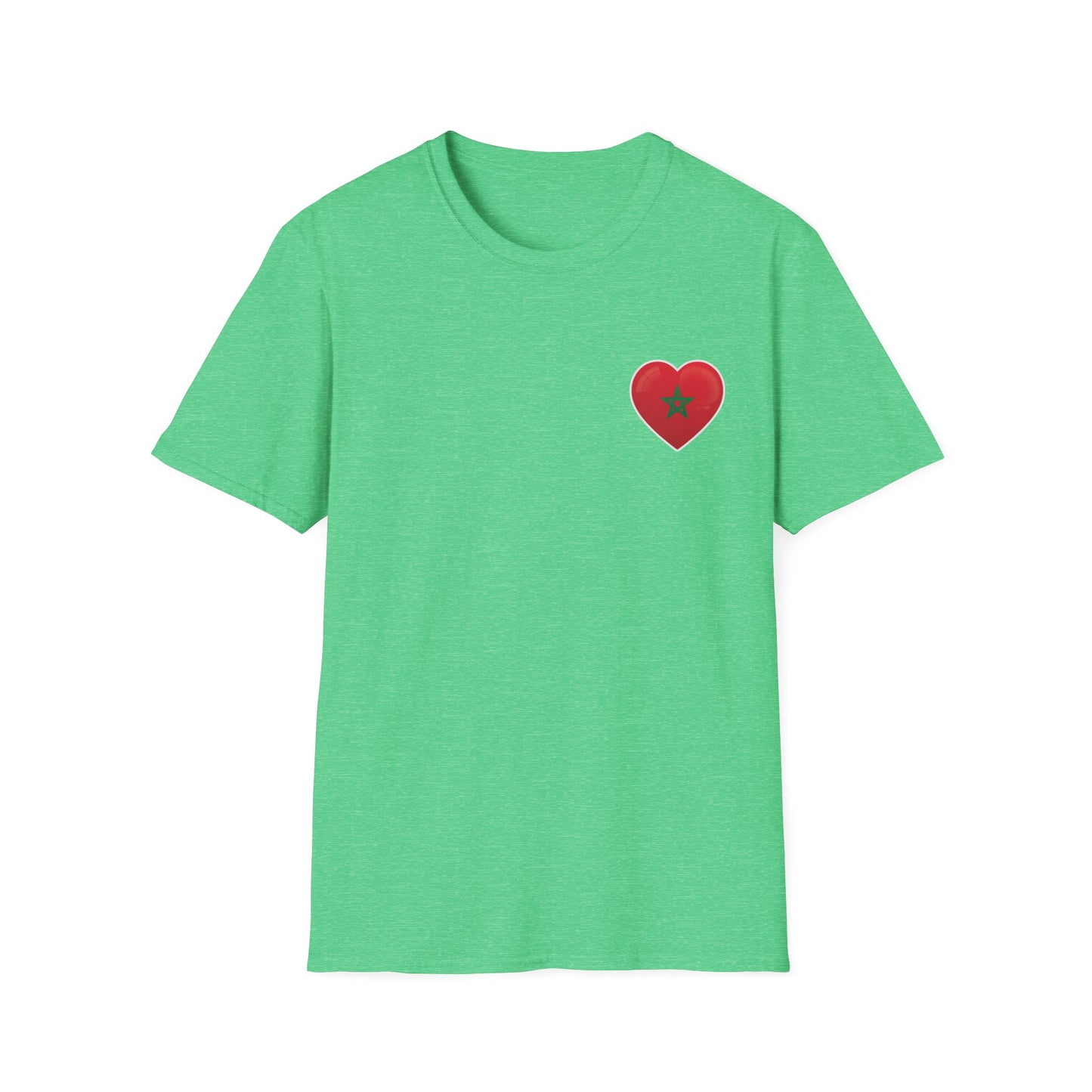Heart Design Unisex Softstyle T-Shirt, Cute Gift for Couples, Valentine's Day, Casual Wear, Love Theme, Soft Cotton Tee