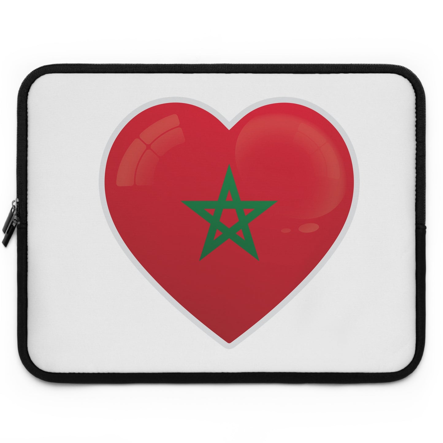 Moroccan Heart Laptop Sleeve - Perfect for Travelers, Students, & Nomads, Gift for Culture Lovers, Stylish Tech Accessory