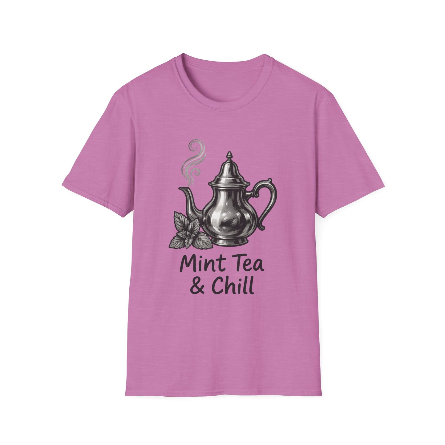 Mint Tea & Chill Unisex T-Shirt, Cozy Tee, Perfect Gift for Tea Lovers, Casual Wear, Relaxation