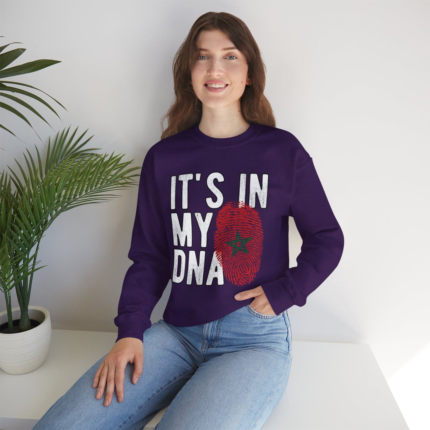 Genetic Legacy Crewneck Sweatshirt - Cozy DNA Print Sweatshirt, Gift for Science Lovers, Family Reunion, Biology Enthusiasts
