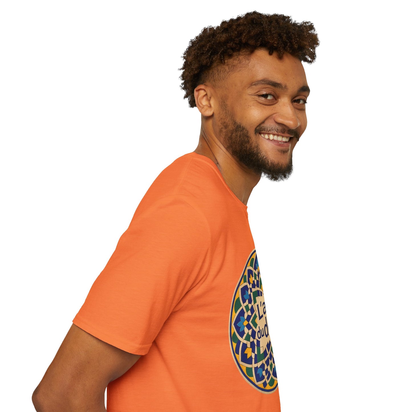 Artistic Detail Unisex T-Shirt, Mandala Tee, Boho Style Shirt, Relaxed Fit Top, Gift for Art Lovers, Casual Wear