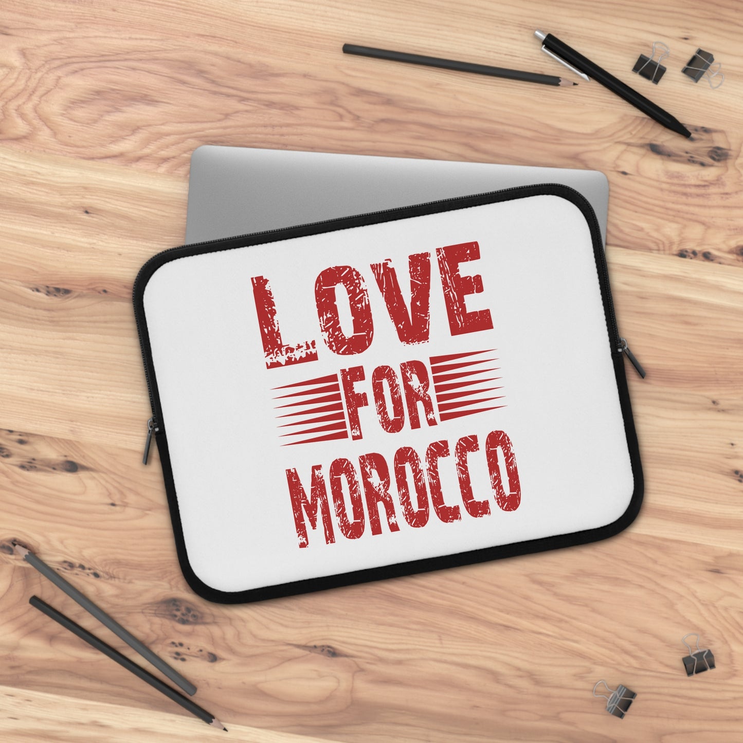 Moroccan Love Laptop Sleeve | Stylish Tech Case, Gift for Travelers, Personalized Sleeve, Unique Computer Accessory, Holiday Present