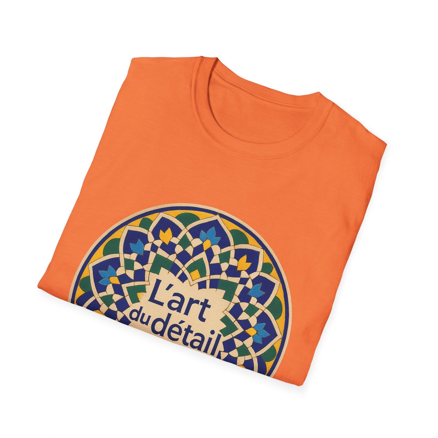 Artistic Detail Unisex T-Shirt, Mandala Tee, Boho Style Shirt, Relaxed Fit Top, Gift for Art Lovers, Casual Wear