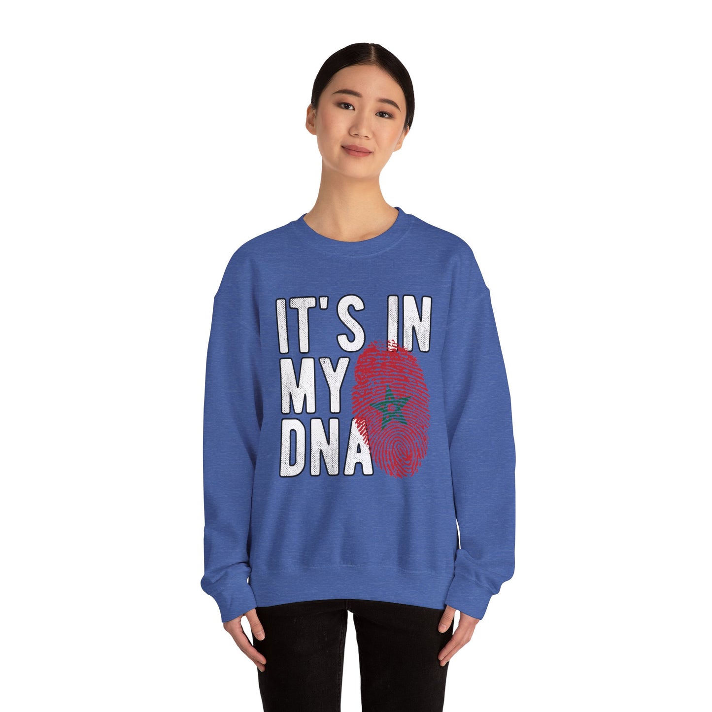 Genetic Legacy Crewneck Sweatshirt - Cozy DNA Print Sweatshirt, Gift for Science Lovers, Family Reunion, Biology Enthusiasts