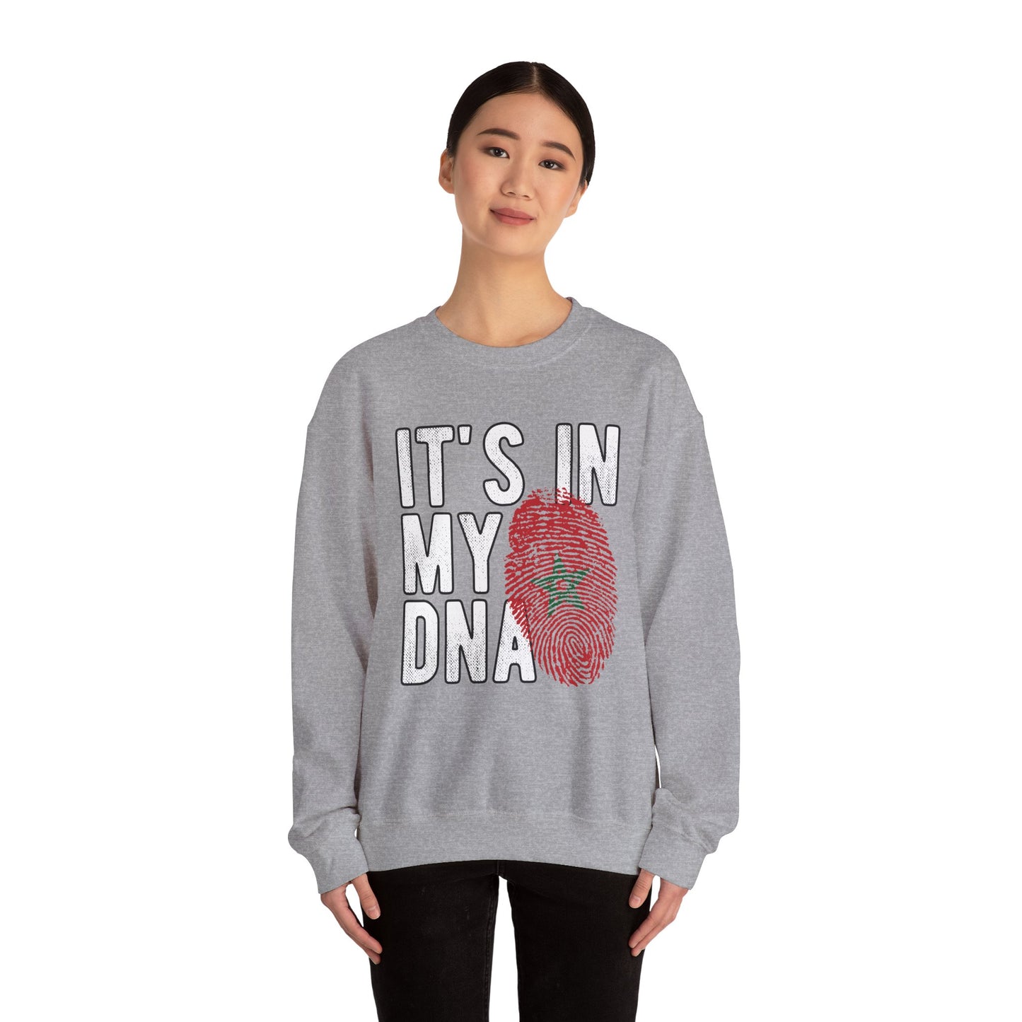 Genetic Legacy Crewneck Sweatshirt - Cozy DNA Print Sweatshirt, Gift for Science Lovers, Family Reunion, Biology Enthusiasts