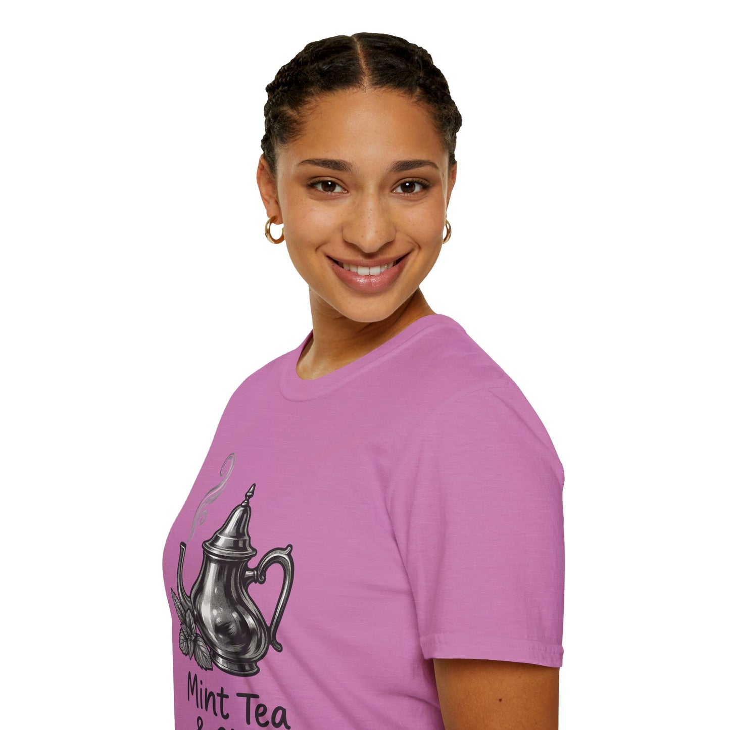 Mint Tea & Chill Unisex T-Shirt, Cozy Tee, Perfect Gift for Tea Lovers, Casual Wear, Relaxation
