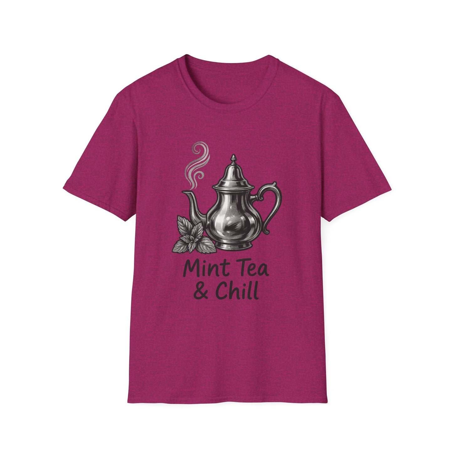 Mint Tea & Chill Unisex T-Shirt, Cozy Tee, Perfect Gift for Tea Lovers, Casual Wear, Relaxation