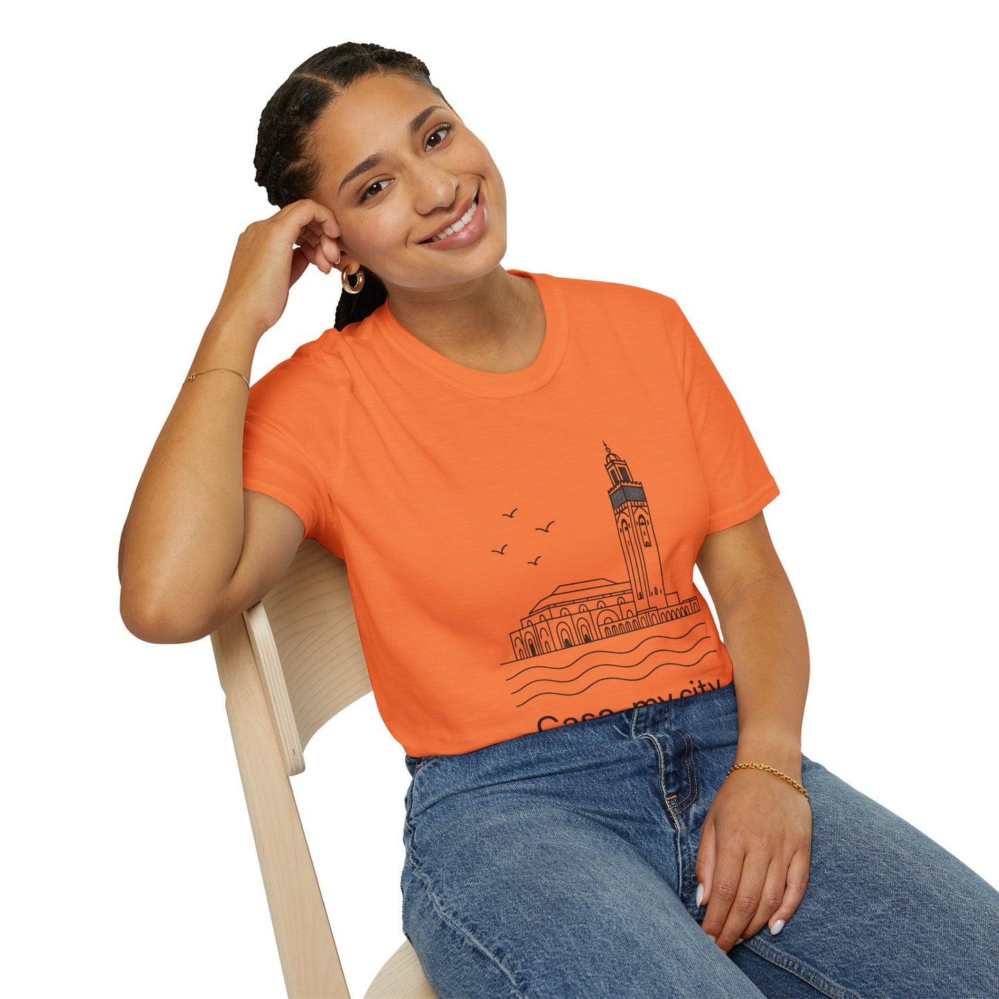 Casa My City Unisex Softstyle T-Shirt, Casual Tee, Gift for City Lovers, Urban Wear, Travel Souvenir, Home Décor Apparel