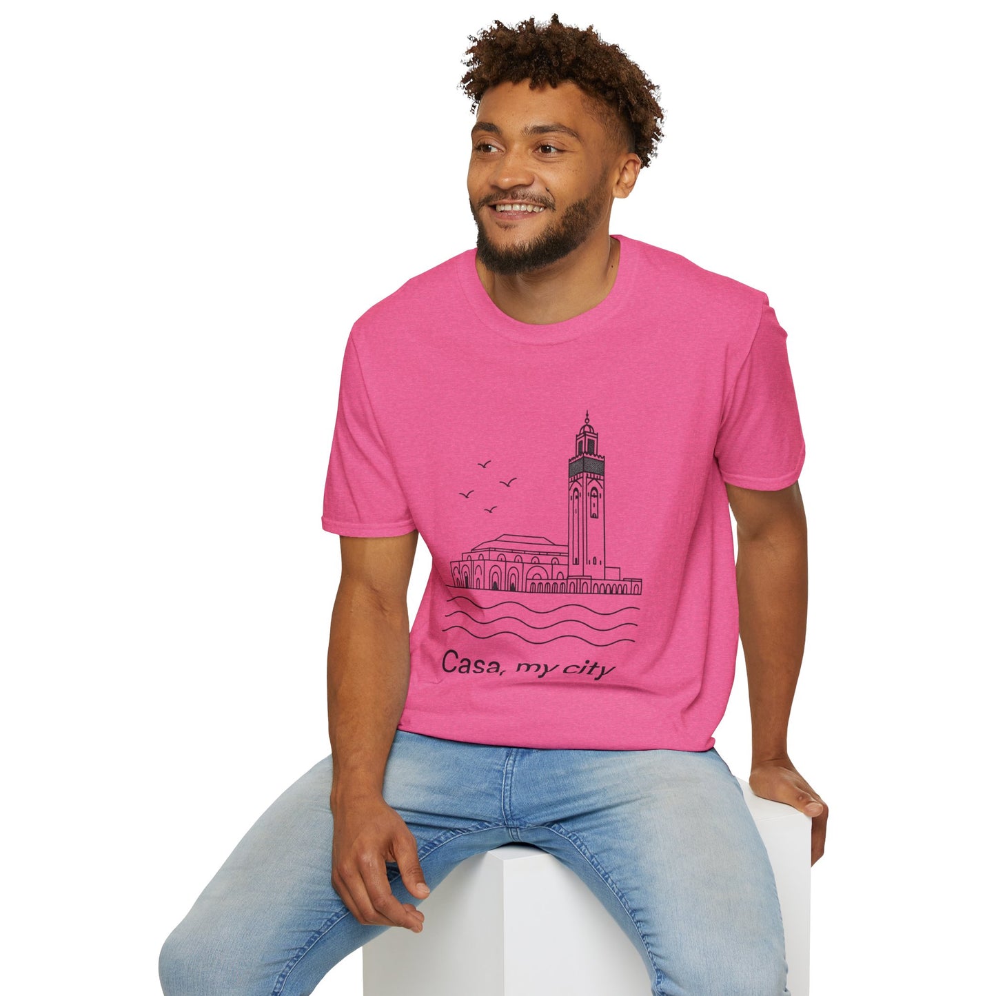 Casa My City Unisex Softstyle T-Shirt, Casual Tee, Gift for City Lovers, Urban Wear, Travel Souvenir, Home Décor Apparel