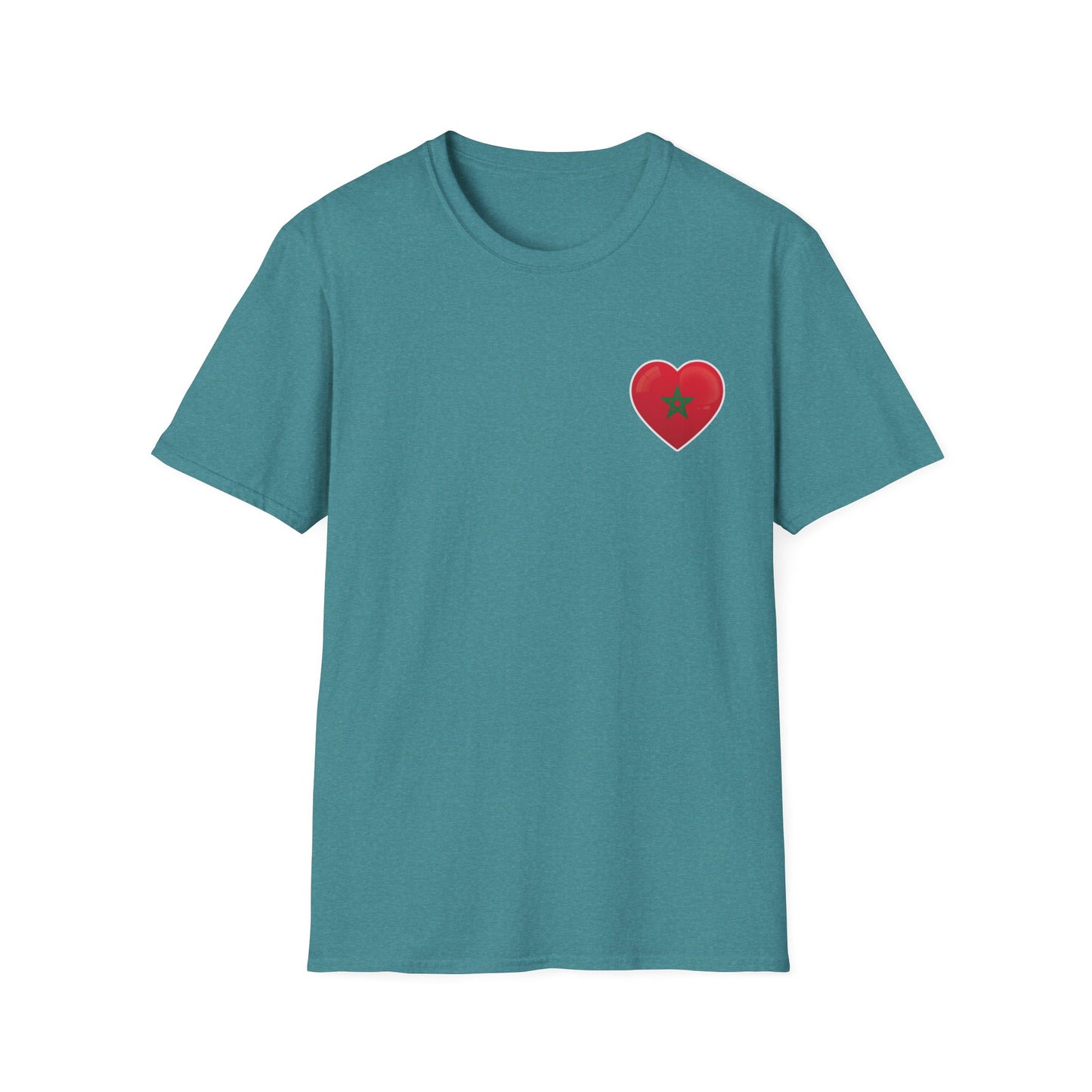 Heart Design Unisex Softstyle T-Shirt, Cute Gift for Couples, Valentine's Day, Casual Wear, Love Theme, Soft Cotton Tee