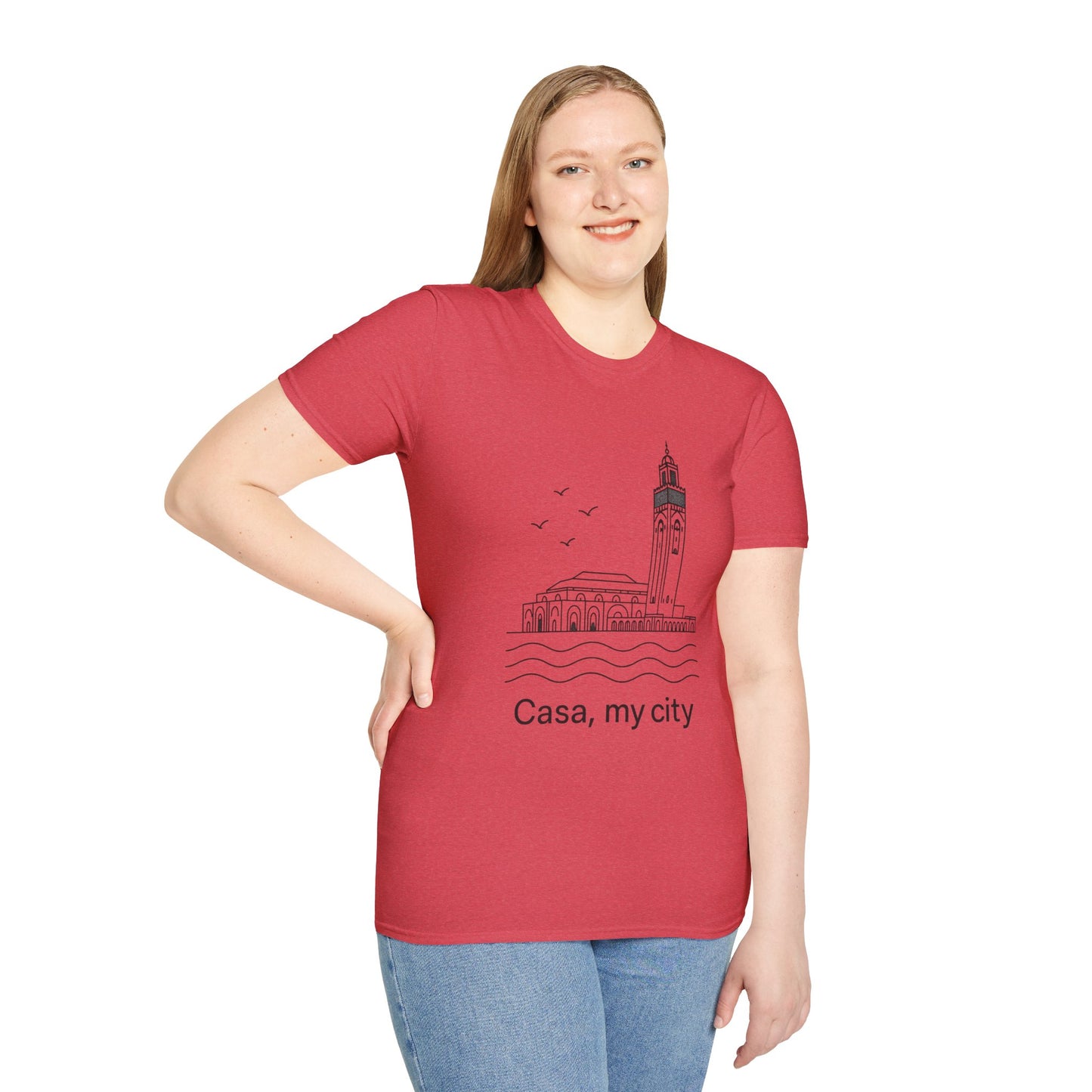 Casa My City Unisex Softstyle T-Shirt, Casual Tee, Gift for City Lovers, Urban Wear, Travel Souvenir, Home Décor Apparel