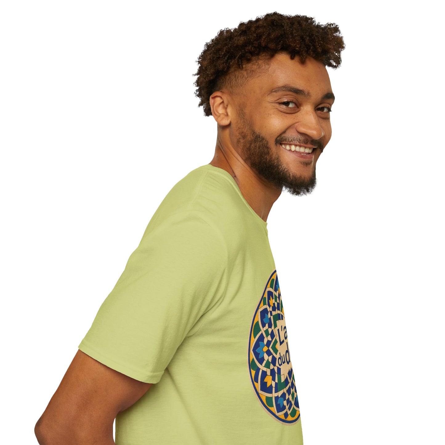 Artistic Detail Unisex T-Shirt, Mandala Tee, Boho Style Shirt, Relaxed Fit Top, Gift for Art Lovers, Casual Wear