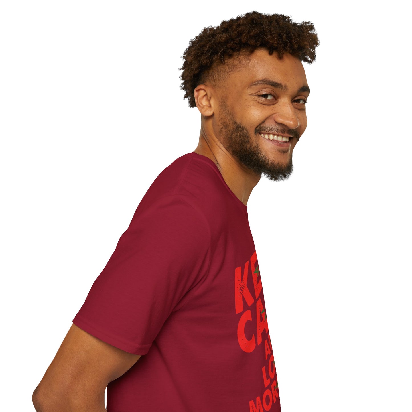 Keep Calm and Love Morocco Shirt, Unisex Softstyle T-Shirt, Gift for Travelers, Casual Wear, Souvenir, Ethnic Pride Wear
