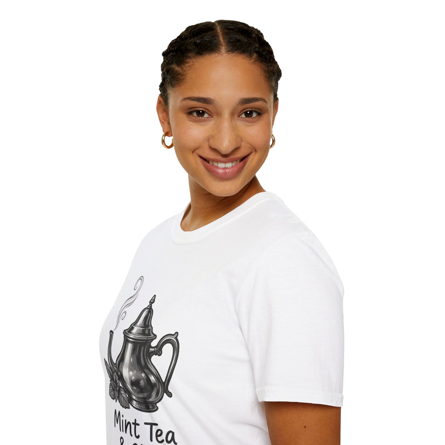 Mint Tea & Chill Unisex T-Shirt, Cozy Tee, Perfect Gift for Tea Lovers, Casual Wear, Relaxation