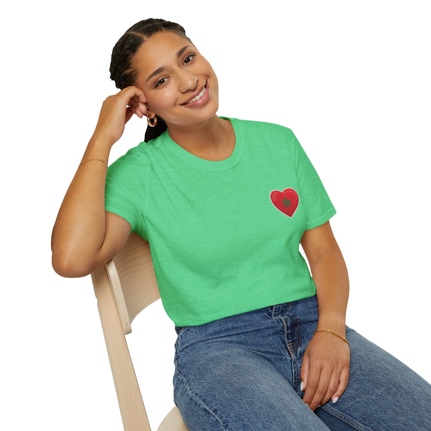 Heart Design Unisex Softstyle T-Shirt, Cute Gift for Couples, Valentine's Day, Casual Wear, Love Theme, Soft Cotton Tee