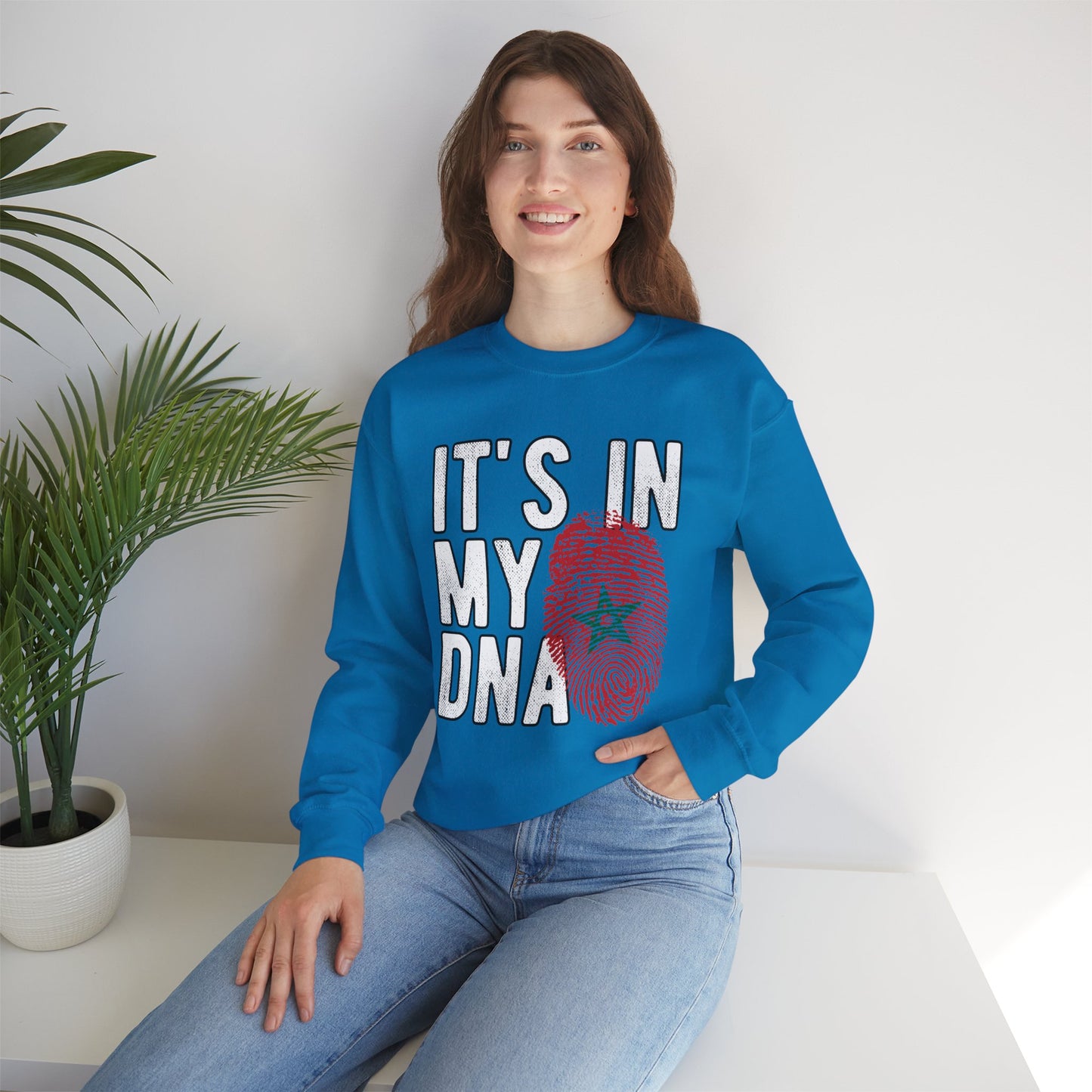 Genetic Legacy Crewneck Sweatshirt - Cozy DNA Print Sweatshirt, Gift for Science Lovers, Family Reunion, Biology Enthusiasts