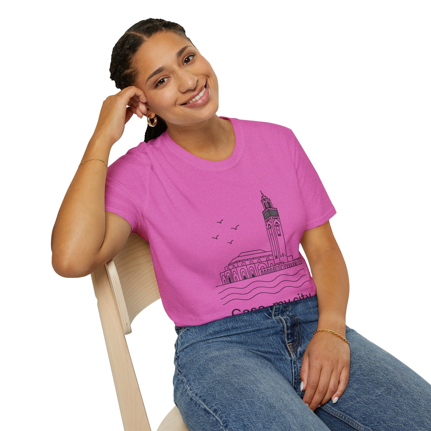 Casa My City Unisex Softstyle T-Shirt, Casual Tee, Gift for City Lovers, Urban Wear, Travel Souvenir, Home Décor Apparel